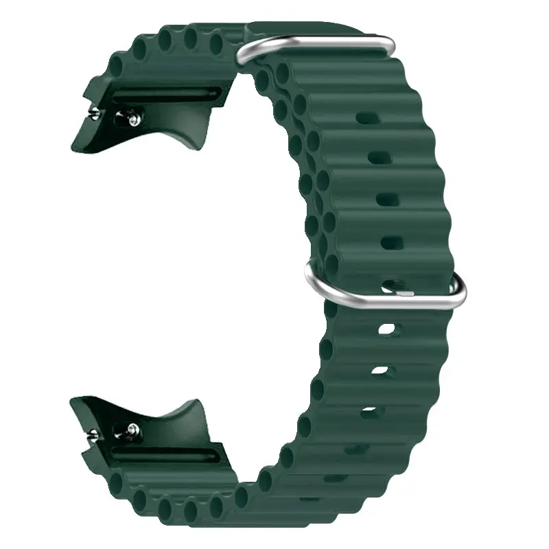 Picture of Pix 20mm Samsung Galaxy Watch Strap 4/5/6 Marine Silicone Strap Replacement Band For Samsung Galaxy Watch Belt