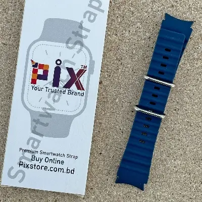 Picture of Pix 20mm Samsung Galaxy Watch Strap 4/5/6 Marine Silicone Strap Replacement Band For Samsung Galaxy Watch Belt