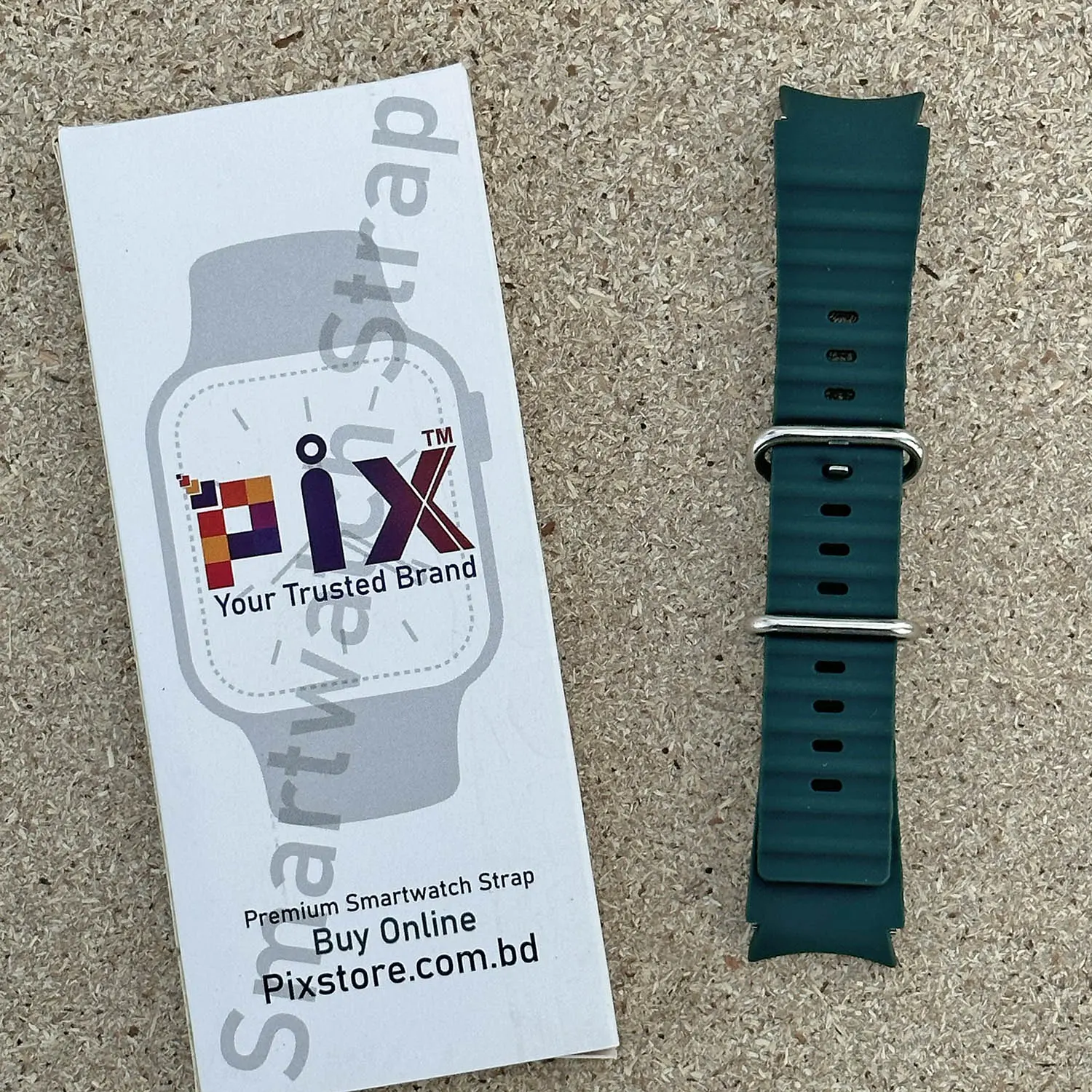 Picture of Pix 20mm Samsung Galaxy Watch Strap 4/5/6 Marine Silicone Strap Replacement Band For Samsung Galaxy Watch Belt