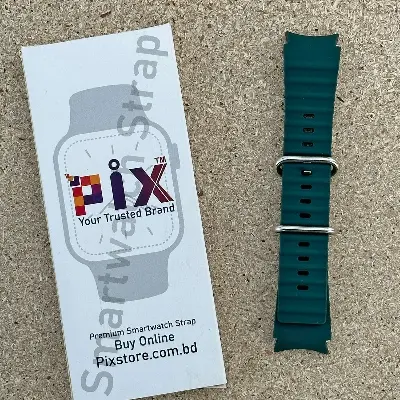 Picture of Pix 20mm Samsung Galaxy Watch Strap 4/5/6 Marine Silicone Strap Replacement Band For Samsung Galaxy Watch Belt