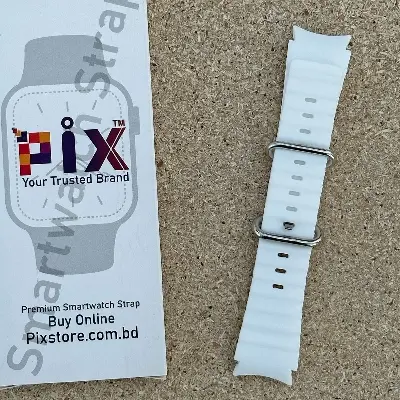 Picture of Pix 20mm Samsung Galaxy Watch Strap 4/5/6 Marine Silicone Strap Replacement Band For Samsung Galaxy Watch Belt