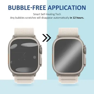 Picture of T800 Ultra Soft Clear Screen Protector - KD99, H10 Ultra, Z66, TS8 Ultra 8 Series 45/46/47mm Watch Soft Watch Screen Protector 45mm