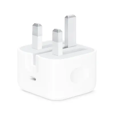 Picture of Pix Apple iPhone Fast Charger 20W PD Fast Charging Power Adapter 20W USB C 2 PIN And 3 Pin (Optional) UK Fast Charger- 20W USB-C Power Adapter support iPhone6/7/8/ X,XR,XS,XS Max,11,12,13,14,15