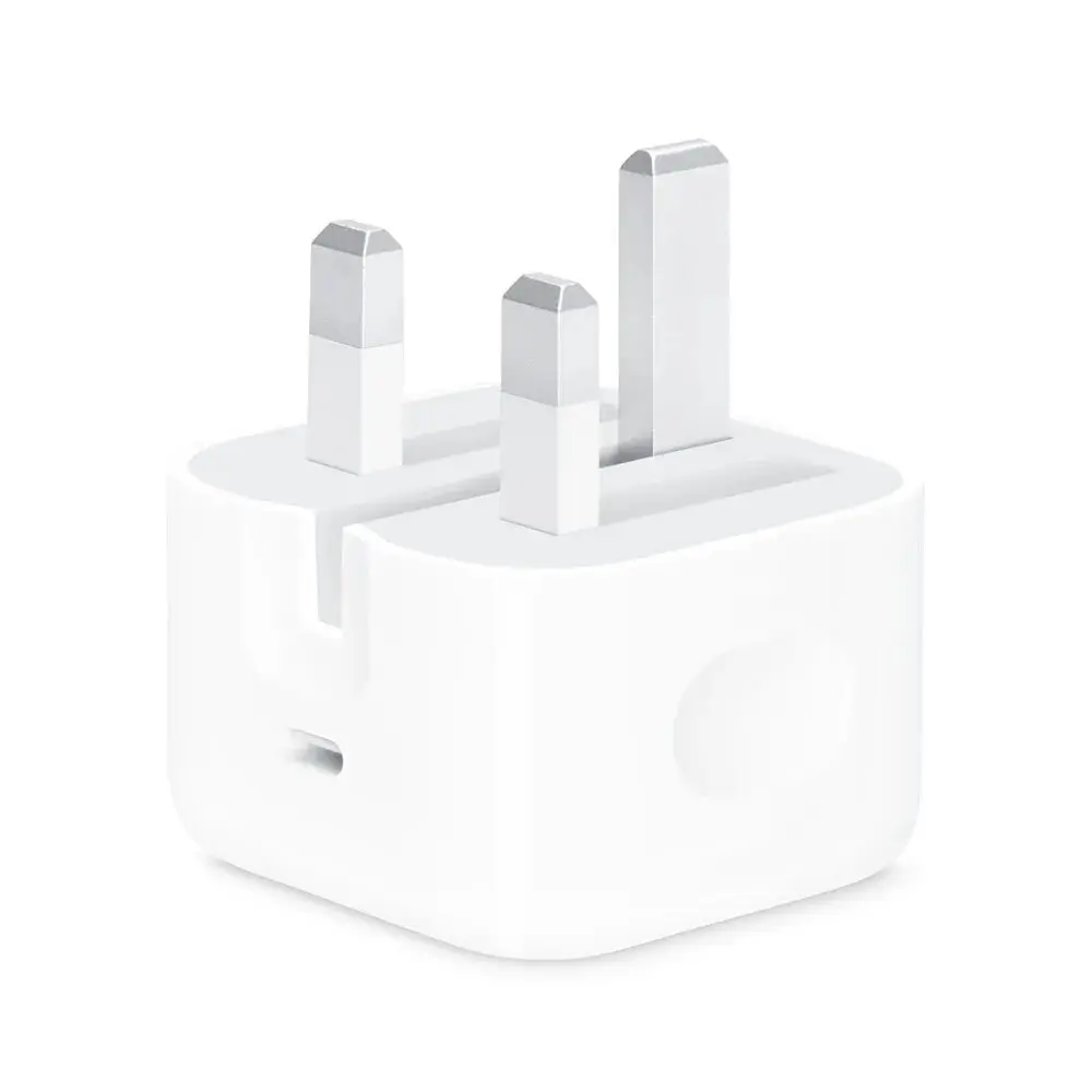 Picture of Pix Apple iPhone Fast Charger 20W PD Fast Charging Power Adapter 20W USB C 2 PIN And 3 Pin (Optional) UK Fast Charger- 20W USB-C Power Adapter support iPhone6/7/8/ X,XR,XS,XS Max,11,12,13,14,15