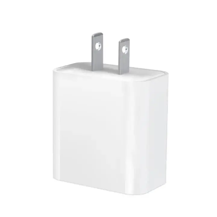 Picture of Pix Apple iPhone Fast Charger 20W PD Fast Charging Power Adapter 20W USB C 2 PIN And 3 Pin (Optional) UK Fast Charger- 20W USB-C Power Adapter support iPhone6/7/8/ X,XR,XS,XS Max,11,12,13,14,15