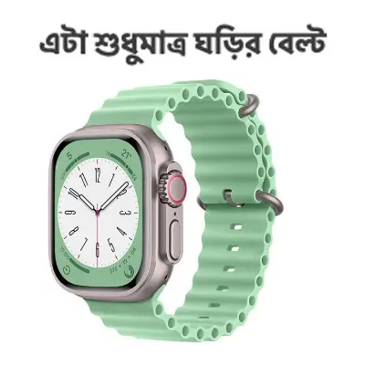 Picture of PIX Apple Watch Silicon Ocean Band-Strap49-45-44-42MM New Designer Silicon Stainless Steel Luxury Apple Smart Watch