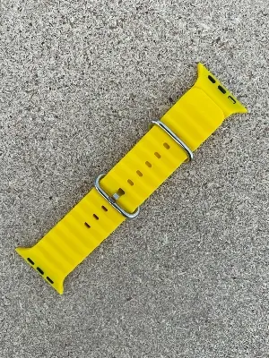 Picture of PIX Apple Watch Silicon Ocean Band-Strap49-45-44-42MM New Designer Silicon Stainless Steel Luxury Apple Smart Watch