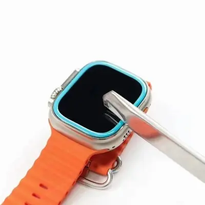 Picture of For Apple Watch Ultra 49mm Luminous Screen Protector-3D Protector  Tempered Glass Shine Protective Film on iWatch 8 Ultra 49 mm