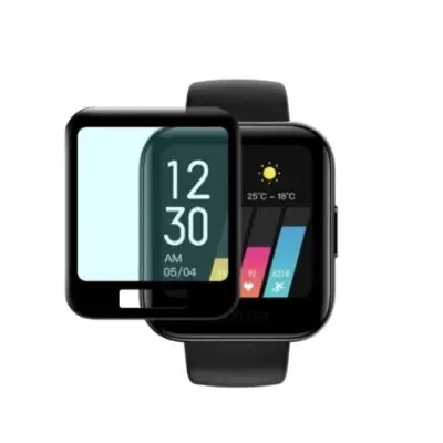 Picture of Pix Realme Watch PMMA Plastic Full Coverage Screen Protector-Premium Quality Coverage Screen Protector