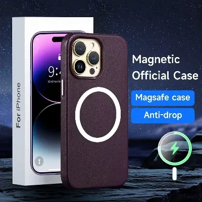 Picture of For Apple iPhone Magsafe Soft Silicon Case For 14 Pro Max, 14 Pro, 13 Pro Max, 13 Pro-Magnetic Wireless Charging Case Soft Liquid Silicon  Shockproof Protect Back Cover, Colorful Soft Liquid Silicon Magsafe Case for Apple iPhone