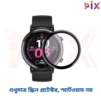 Picture of Pix Huawei Watch GT3 Pro 43mm Screen Protector PMMA Plastic Screen Protector-Full Coverage PMMA Plastic 3D Film Screen Protector