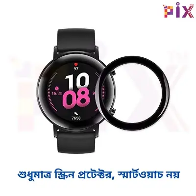 Picture of Pix Honor Magic 2 Screen Protector (42mm) PMMA Plastic Screen Protector-Full Coverage PMMA Plastic 3D Film Screen Protector