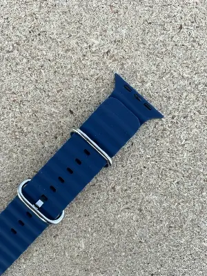 Picture of Pix Apple Watch Silicone Ocean Band/Strap-41/40/38mm New Designer Silicone Stainless Steel Luxury Apple Smart Watch Bands/Strap-Replacement Ocean Band For Apple Watch