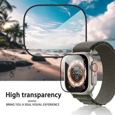 Picture of Pix 49mm Screen Protector For Apple Watch - 49mm PMMA or Glass Screen Protector for 49mm Size Smartwatch