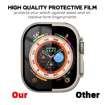 Picture of Pix 49mm Screen Protector For Apple Watch - 49mm PMMA or Glass Screen Protector for 49mm Size Smartwatch