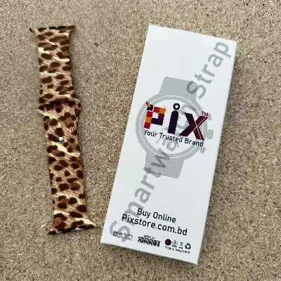Picture of Pix Apple Watch Silicone Printed Band/Strap-42/44/45/49mm New Designer Color Printing Rubber Sport Silicone Apple Watch Band