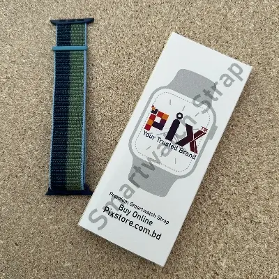 Picture of Pix Apple Watch Classic Replaceable Nylon Watch Band / Strap for 42/44/445/49mm-Apple Watch Series 8 7 6 Ultra Band