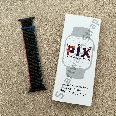 Picture of Pix Apple Watch Classic Replaceable Nylon Watch Band / Strap for 42/44/445/49mm-Apple Watch Series 8 7 6 Ultra Band