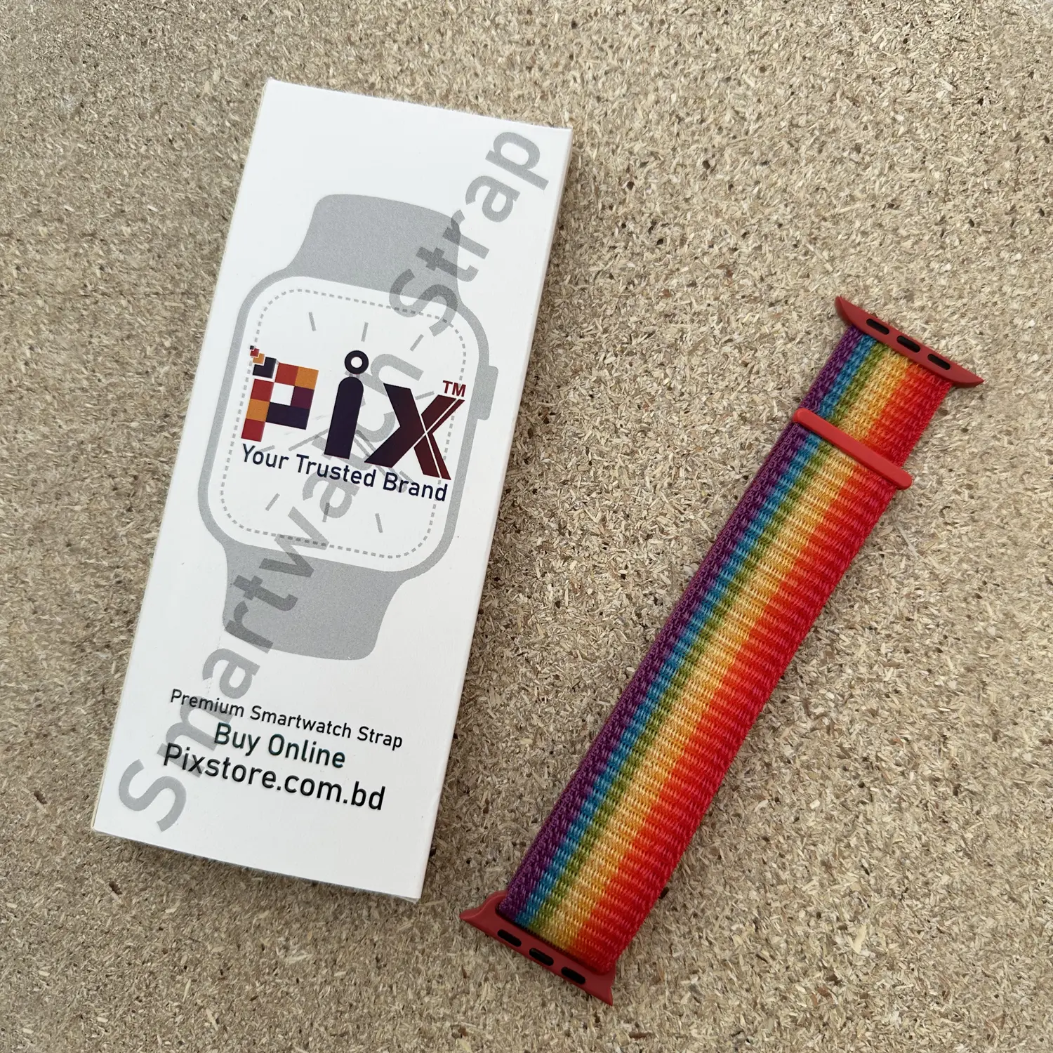 Picture of Pix Apple Watch Classic Replaceable Nylon Watch Band / Strap for 42/44/445/49mm-Apple Watch Series 8 7 6 Ultra Band