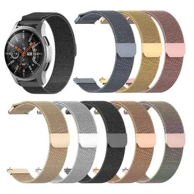 Picture of Pix 20mm Universal Watch Magnetic Chain Strap-Replacement Bracelet Metal Belt Wrist Band Strap for 20mm Universal Smart Watch