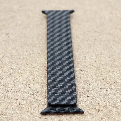 Picture of Pix Apple Watch Magnetic Silicon Strap Belt - Adjustable Magnetic Silicon Loop Silicon Strap for Apple Watch 42/44/45/49mm