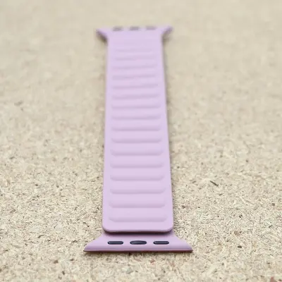 Picture of Pix Apple Watch Magnetic Silicon Strap Belt - Adjustable Magnetic Silicon Loop Silicon Strap for Apple Watch 42/44/45/49mm