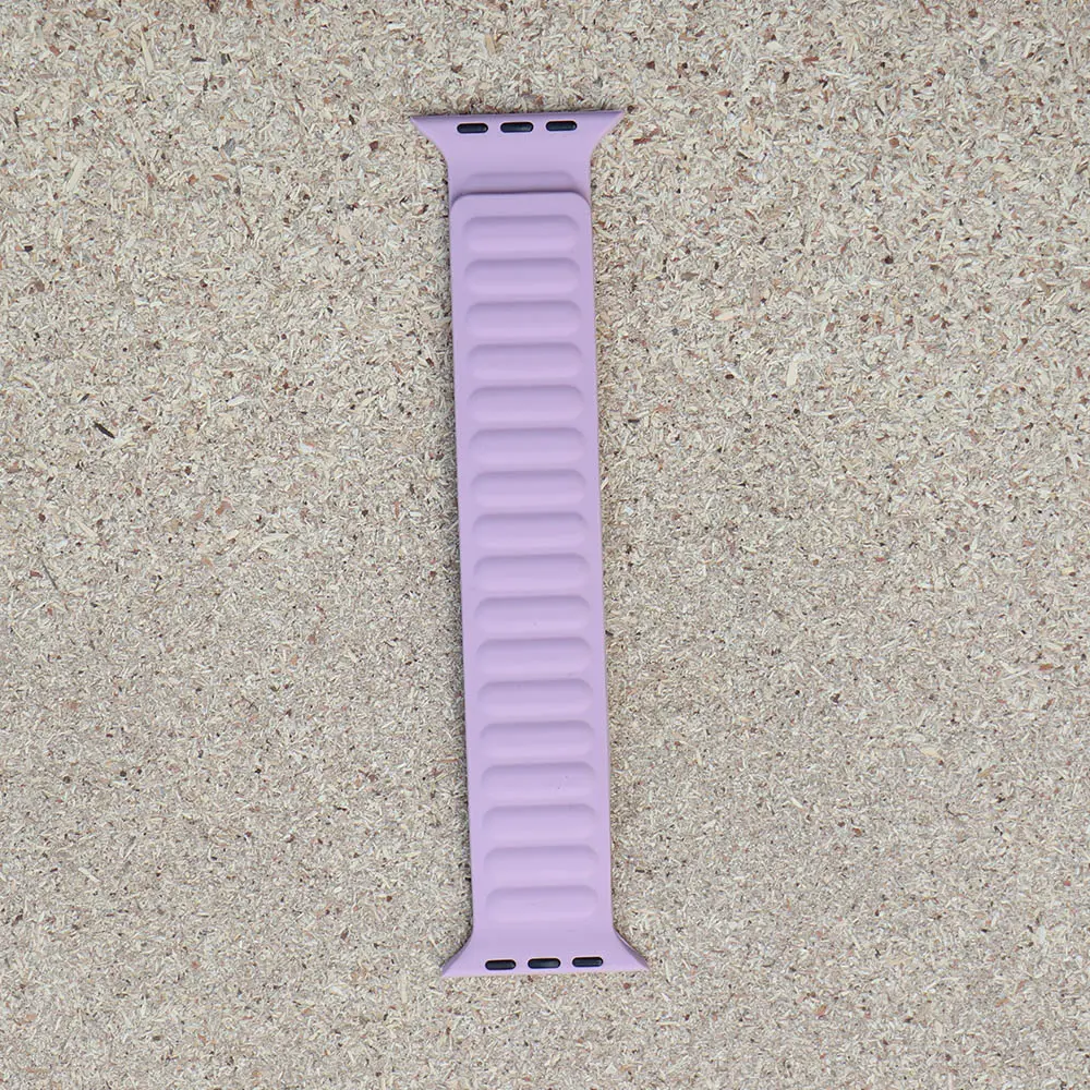 Picture of Pix Apple Watch Magnetic Silicon Strap Belt - Adjustable Magnetic Silicon Loop Silicon Strap for Apple Watch 42/44/45/49mm