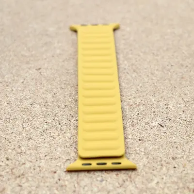 Picture of Pix Apple Watch Magnetic Silicon Strap Belt - Adjustable Magnetic Silicon Loop Silicon Strap for Apple Watch 42/44/45/49mm