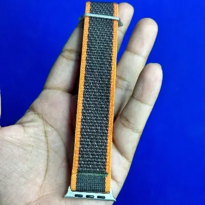 Picture of For Apple Watch Nylon Strap Belt 49mm/45mm/44mm/42mm Trail Loop Band For Apple Watch Strap Nylon Beige Trail Loop Strap for 49mm 44mm 45mm 42mm Watch Strap Series 8 7 5 6 5 4 Multicolor Strap