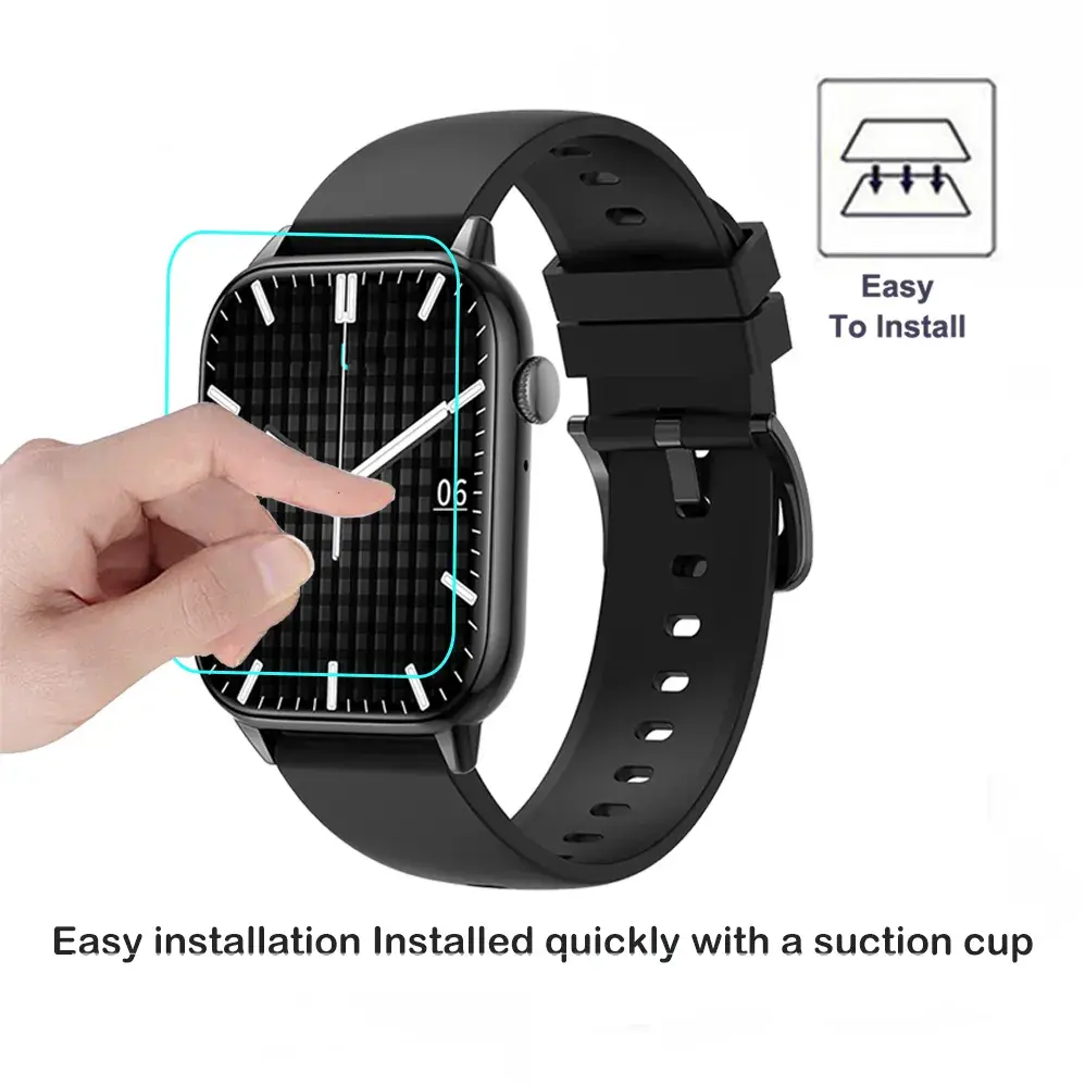 Picture of 2 Pcs Pix Colmi C61 Smart Watch Screen Protector - Full Coverage Soft Poly Screen Protector for Colmi c61 Watch