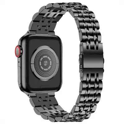 Picture of IWATCH Ultra Series 8 7 5 6 for PIX's Apple Dual color metallic clap strap -49 mm/45mm/44mm/42mm stainless steel straps 5 4 4