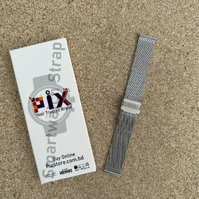 Picture of Pix 20mm Universal Mesh Band Stainless Steel Strap- Non Magnetic Milanese Bracelet for 20mm Watch-Slim Milanese Strap For Huawei GT2 GT Etc Watch