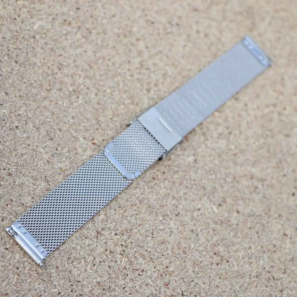 Picture of Pix 20mm/22mm Metal Watch Strap-Universal Mesh Band Stainless Steel Strap for 20mm/22mm- Non Magnetic Chain Metal Bucket Slim Milanese Strap For Huawei GT2 GT, Samsung ,Amazfit, Huawei, GTS Bip GTR Smart Watch ETC