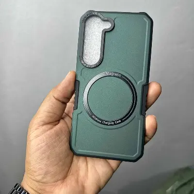 Picture of For Samsung Magsafe Case-Luxury Shockproof For Magnetic Case For Galaxy S23/S23 Plus/S23Ultra Magnetic Magsafe Anti -Fall Foreign Trade Case/Cover