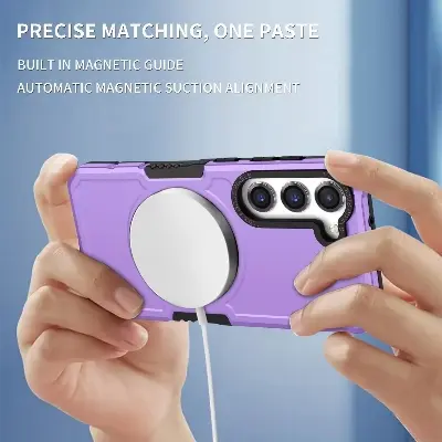 Picture of For Samsung Magsafe Case-Luxury Shockproof For Magnetic Case For Galaxy S23/S23 Plus/S23Ultra Magnetic Magsafe Anti -Fall Foreign Trade Case/Cover