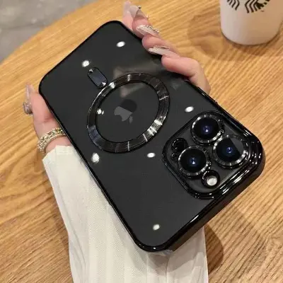 Picture of Premium Magnetic Anti-Scratch Wireless Charging Case for iPhone 15/15 Pro Max/15 Plus/14/14 Pro/14 Pro Max/13 Pro Max/13 Pro/13/13 Mini/12 Pro/12 Pro Max/12 Mini with MagSafe Compatibility