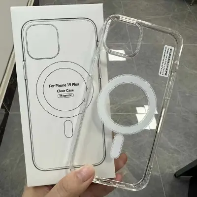 Picture of For Apple iPhone 15/15Pro/15 Pro Max/15 Plus Magsafe Clear Case - New Premium Quality Magnetic Magsafes Wireless Charging Transparent Clear Phone Case For iPhone 15/15Pro/15 Pro Max/15 Plus