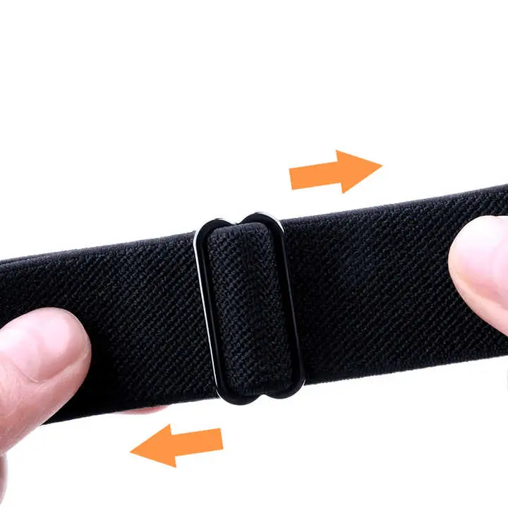 Picture of Pix Universal 22mm Watch Elastic Nylon Strap Buckle Elastic Strap For 22 mm Bracelet Watch Strap 22mm Replacement Adjustable Strap for Samsung