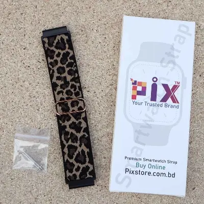 Picture of Pix Universal 22mm Watch Elastic Nylon Strap Buckle Elastic Strap For 22 mm Bracelet Watch Strap 22mm Replacement Adjustable Strap for Samsung
