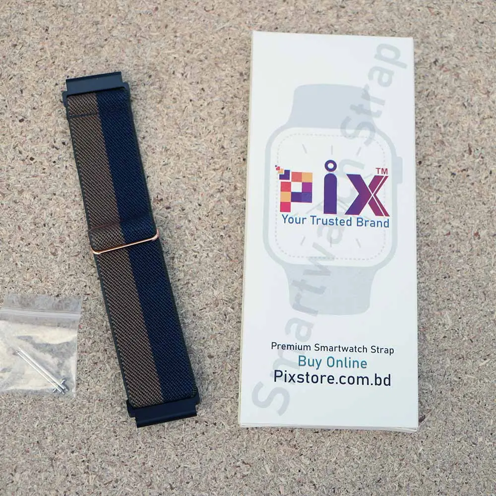 Picture of Pix  20mm Watch Elastic Nylon Strap  Buckle Elastic Strap For 20 mm Bracelet Universal Watch Strap 20mm Replacement Adjustable Strap for Samsung ,Amazfit, Xiaomi, Huawei GT 2/3 Pro Band Watch