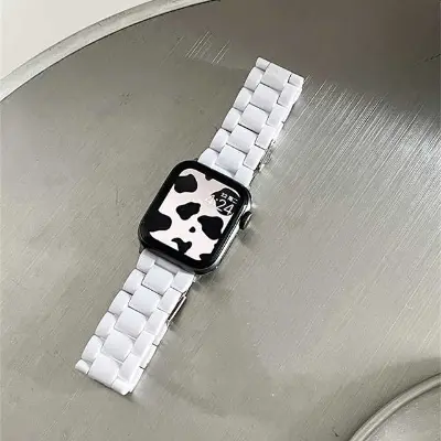 Picture of Pix Universal 20mm Watch Acrylic Strap/Band-20mm Watch Smart Acrylic Premium Band for Unisex-20mm Replacement Watch Band Steel Loop Mesh Metal Loop Strap for Samsung ,Amazfit, Xiaomi Watch ETC