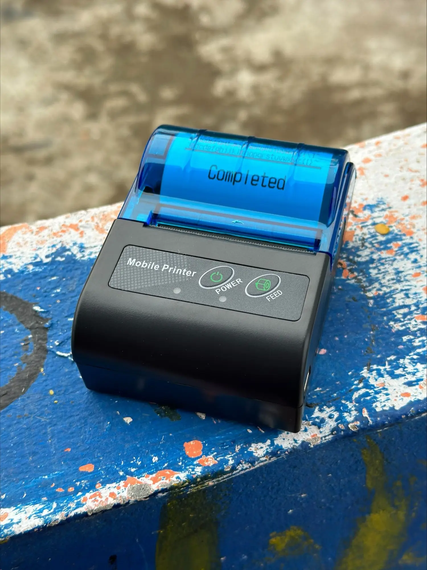 Picture of Pix Portable Pos Mini Printer 58mm MTP 2 Pos Printer Thermal Receipt Printer 2inch USB Bluetooth Support ESC POS Print Command Compatible with Android/iOS/Windows for Shops, Small Business, Restaurant
