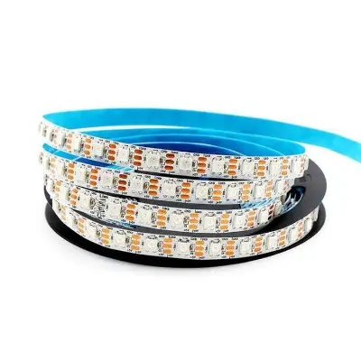 Picture of Pix Programmable RGB 5050 2812IC LED Lights 60LED/144 Led/M 1LED/Cut Colorful LED Strip Lights -5M USB 5V Bluetooth APP Music Function Control Lamp With Remote RGB Light App Control Addressable SPI Mini Pixel LED Controller for Dream Colorful Strip