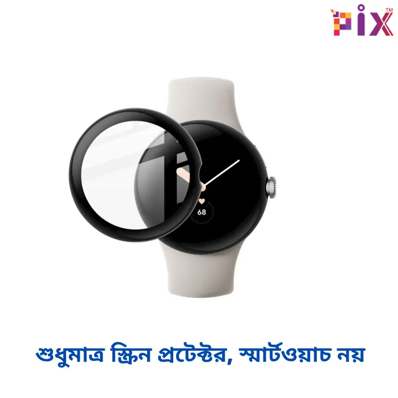 Picture of Pix Google Pixel  Screen Protector Smart Watch-Full Coverage PMMA Plastic 3D Film Screen Protector