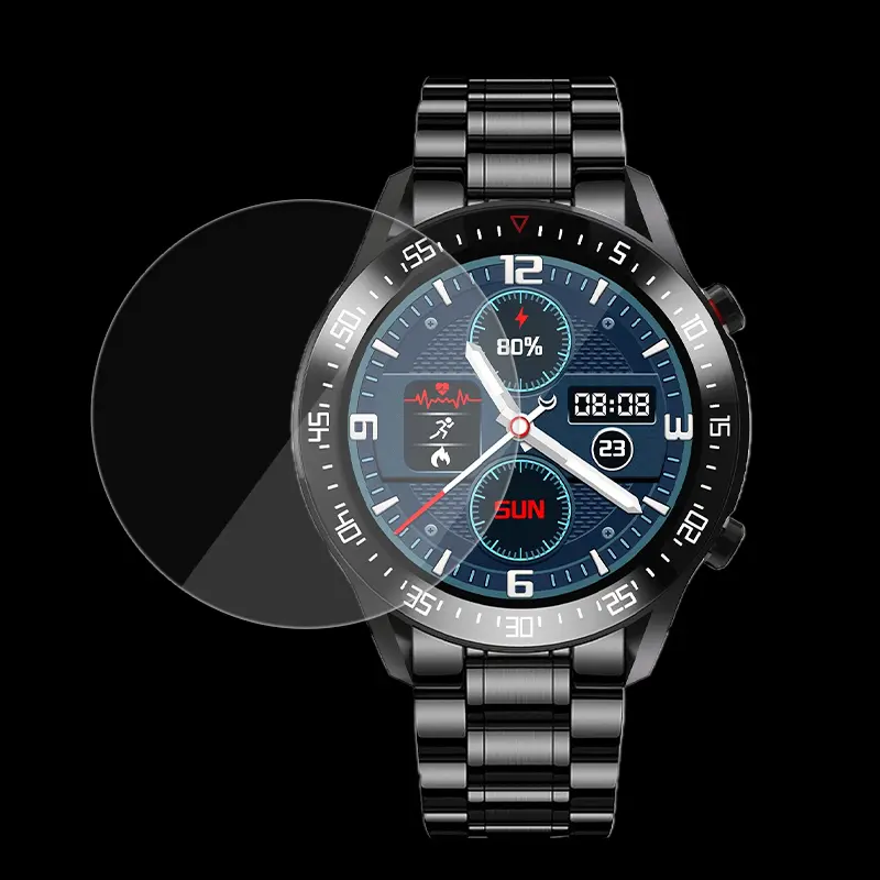 Picture of PIX Universal Watch Screen Protector for 32mm /33.5 mm/ 35mm/36mm/  36mm/36.5mm/38mm/39mm-Temperd Glass Round Clear Film Watch Screen Protector Diameter 32mm /33.5 mm/ 35mm/36mm/  36mm/36.5mm/38mm/39mm