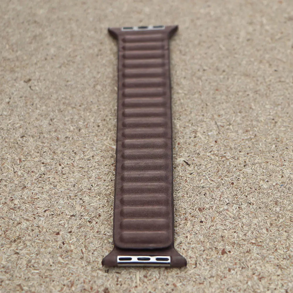 Picture of Pix Apple Watch Magnetic Nylon Strap Belt - Adjustable Magnetic Nylon Loop Strap for Apple Watch 42/44/45/49mm-Double Side Same Color High Quality Magnetic Strap