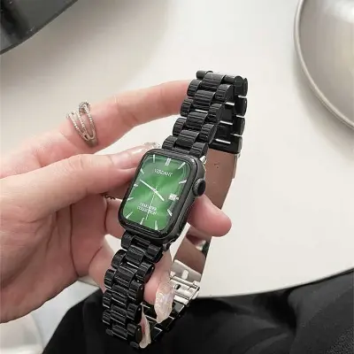 Picture of Pix 22mm Acrylic Strap/Band-Universal Watch 22mm Watch Smart Acrylic Premium Band for Unisex-22mm Replacement Watch Band Steel Metal Loop for Samsung ,Amazfit, Huawei, GTS Bip GTR Smart Watch ETC