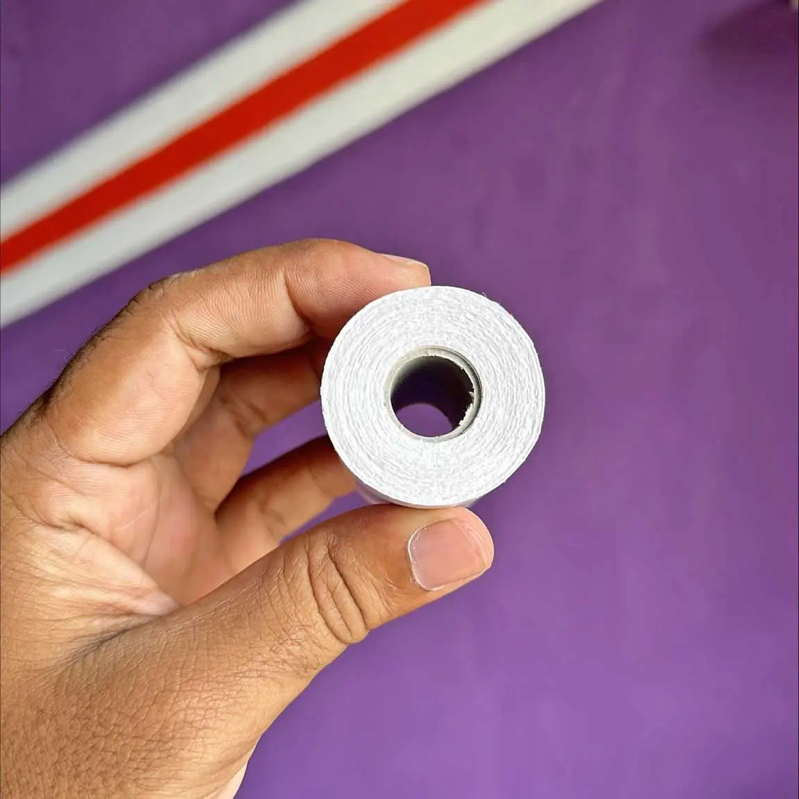 Picture of Pix 58x40mm Thermal Printer Paper, 3 Layer White Color Thermal Paper Roll for thermal Printer, POS Printer, Foodpanda tab, restaurant bill paper, shopping mall invoice paper