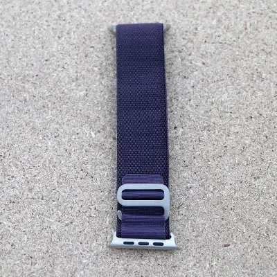 Picture of Metal Alpine Nylon Strap Band for KD99 ,HW8, DT8, S8 Max,T800, W68, TW8,HW8,Watch 8 Ultra, GS8 Ultra, N8, ZD8, Ultra Watch Series 8 Ultra Smart Watch Trail Metal Hook Loop Strap 42mm/44mm/45mm/49mm