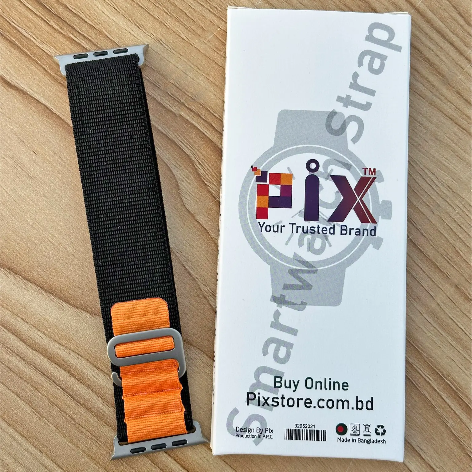 Picture of Metal Alpine Nylon Strap Band for KD99 ,HW8, DT8, S8 Max,T800, W68, TW8,HW8,Watch 8 Ultra, GS8 Ultra, N8, ZD8, Ultra Watch Series 8 Ultra Smart Watch Trail Metal Hook Loop Strap 42mm/44mm/45mm/49mm